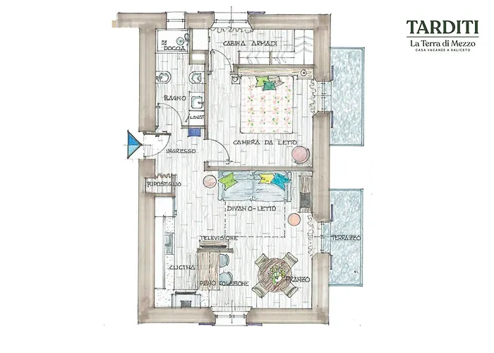 La Terra Di Mezzo Lejlighedshotel 4*